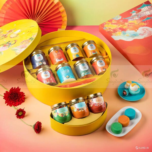 HỘP QUÀ TẾT HÌNH TRÒN