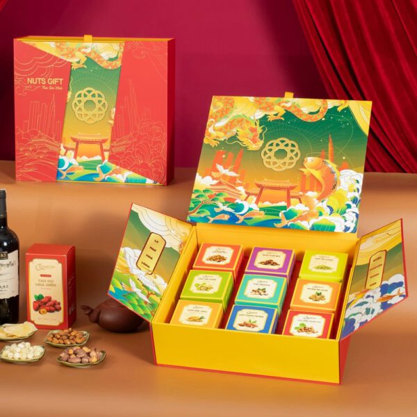 HỘP QUÀ TẾT LÝ NGƯ HÓA LONG