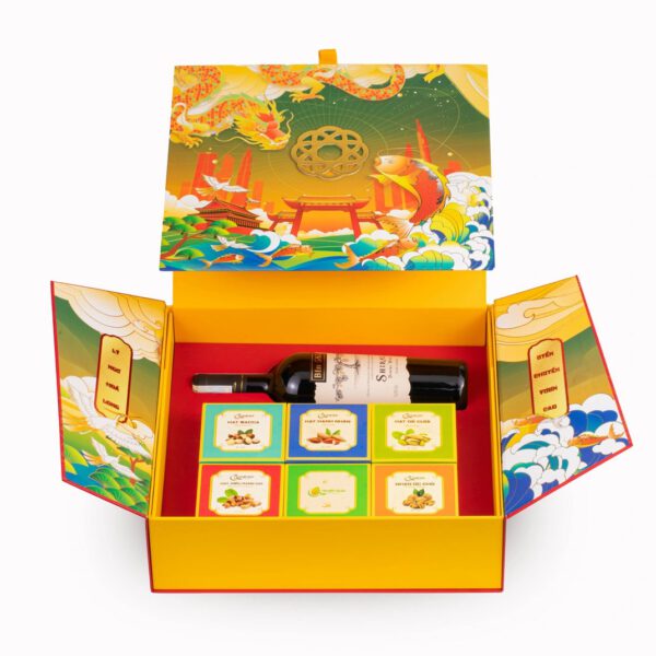 HỘP QUÀ TẾT LÝ NGƯ HÓA LONG