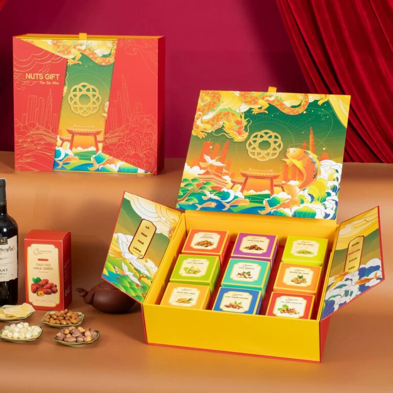 HỘP QUÀ TẾT LÝ NGƯ HÓA LONG