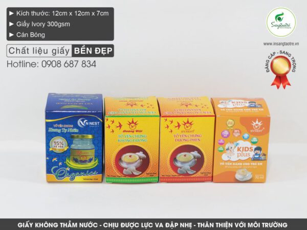 HỘP ĐỰNG YẾN CHƯNG