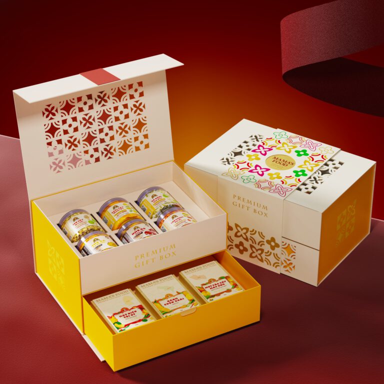 HỘP ĐỰNG QUÀ TẾT 2 TẦNG