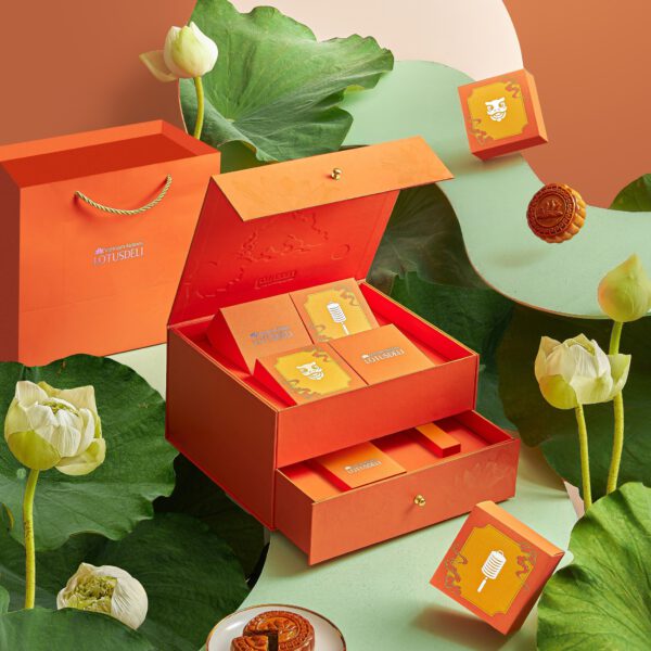 hộp bánh trung thu 2 tầng