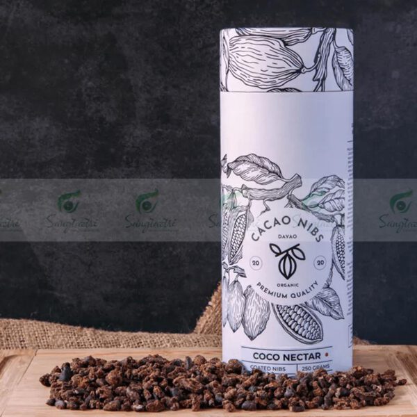 hộp trụ tròn đựng cà phê