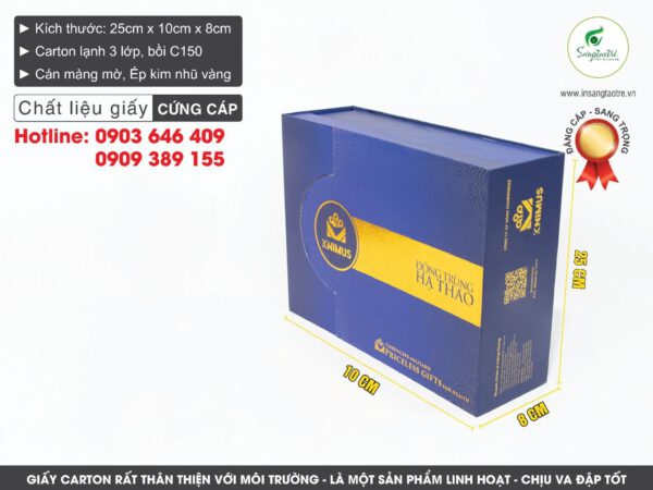 HỘP ĐỰNG ĐÔNG TRÙNG HẠ THẢO