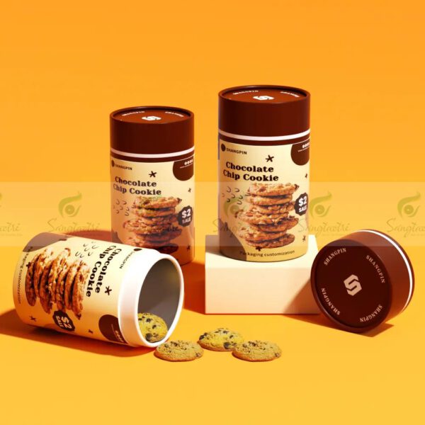 hộp trụ tròn đựng bánh