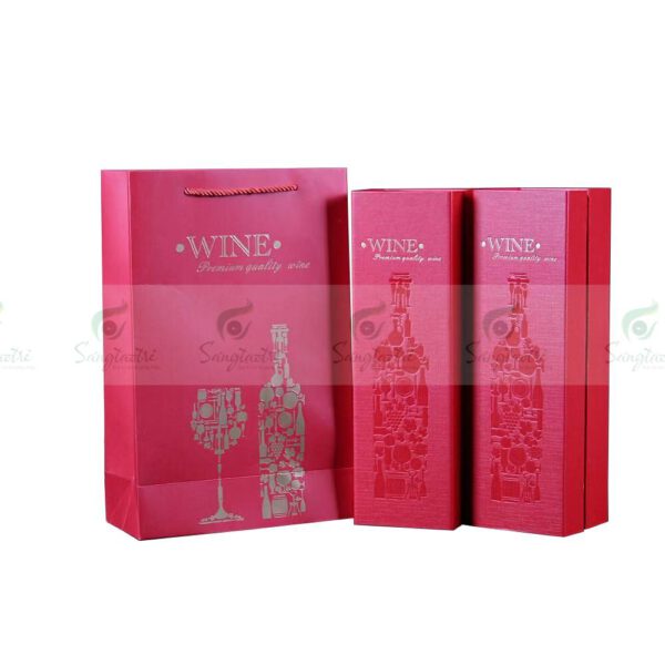túi giấy đựng rượu cao cấp