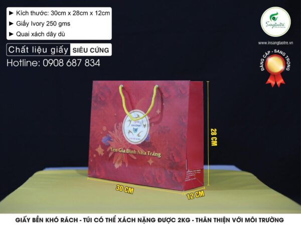TÚI GIẤY ĐỰNG YẾN SÀO