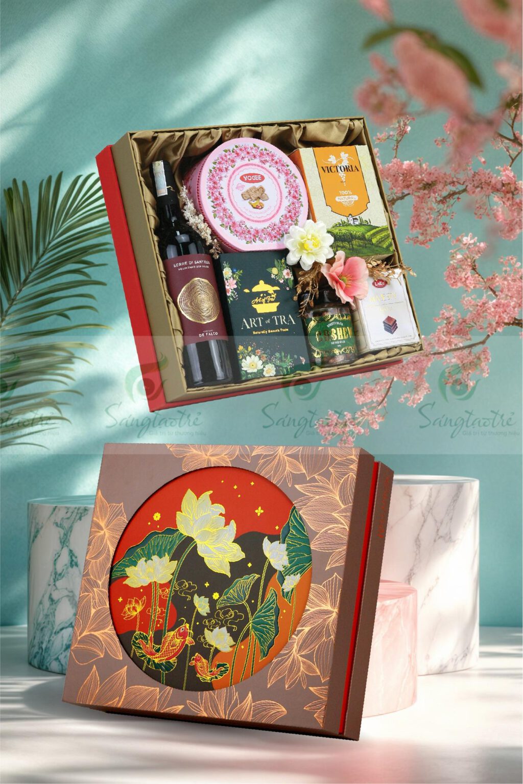 HỘP ĐỰNG QUÀ TẾT ÂM DƯƠNG