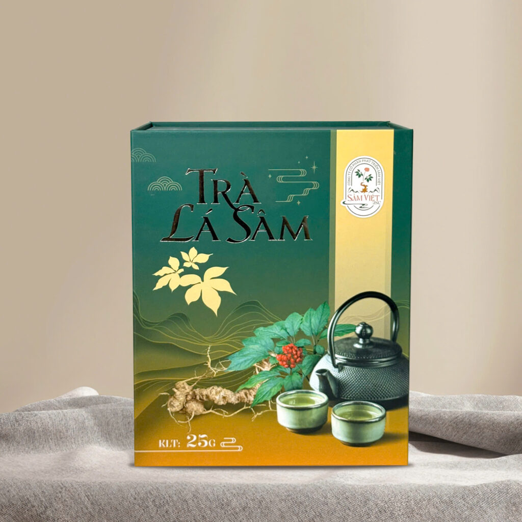 HỘP TRÀ LÁ SÂM