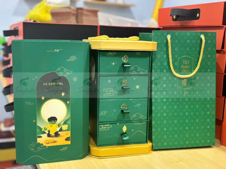 hộp bánh trung thu đèn lồng