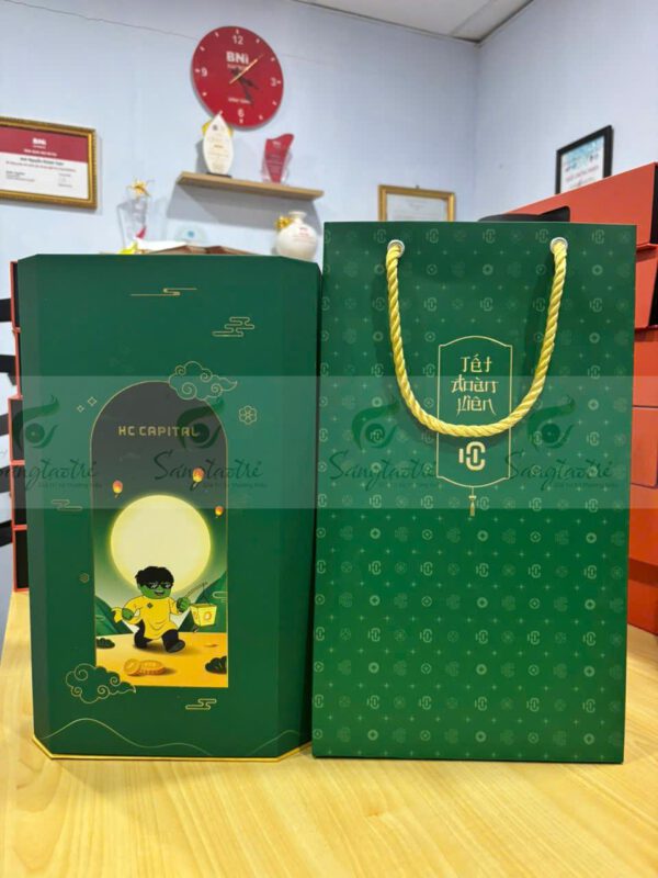 hộp bánh trung thu đèn lồng