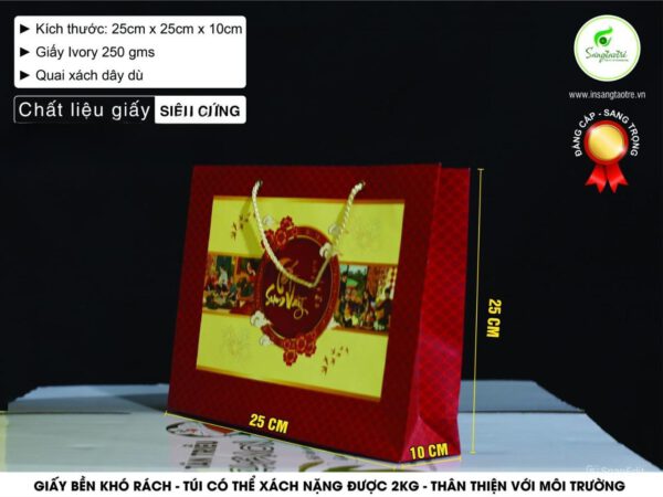 túi giấy đựng quà tết