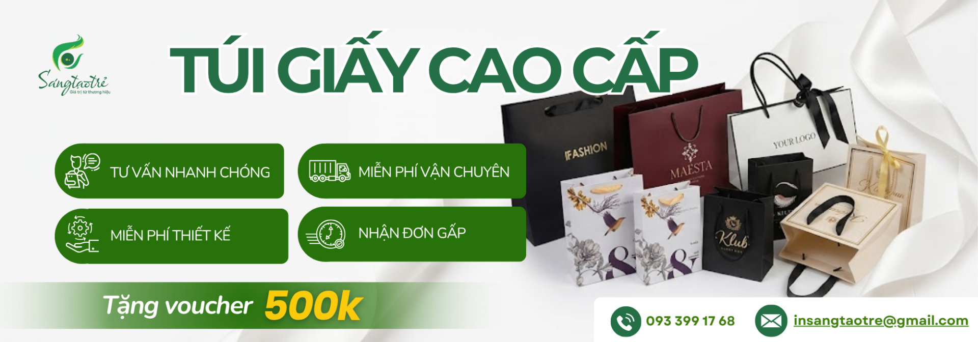TÚI GIẤY CAO CẤP – IN SÁNG TẠO TRẺ