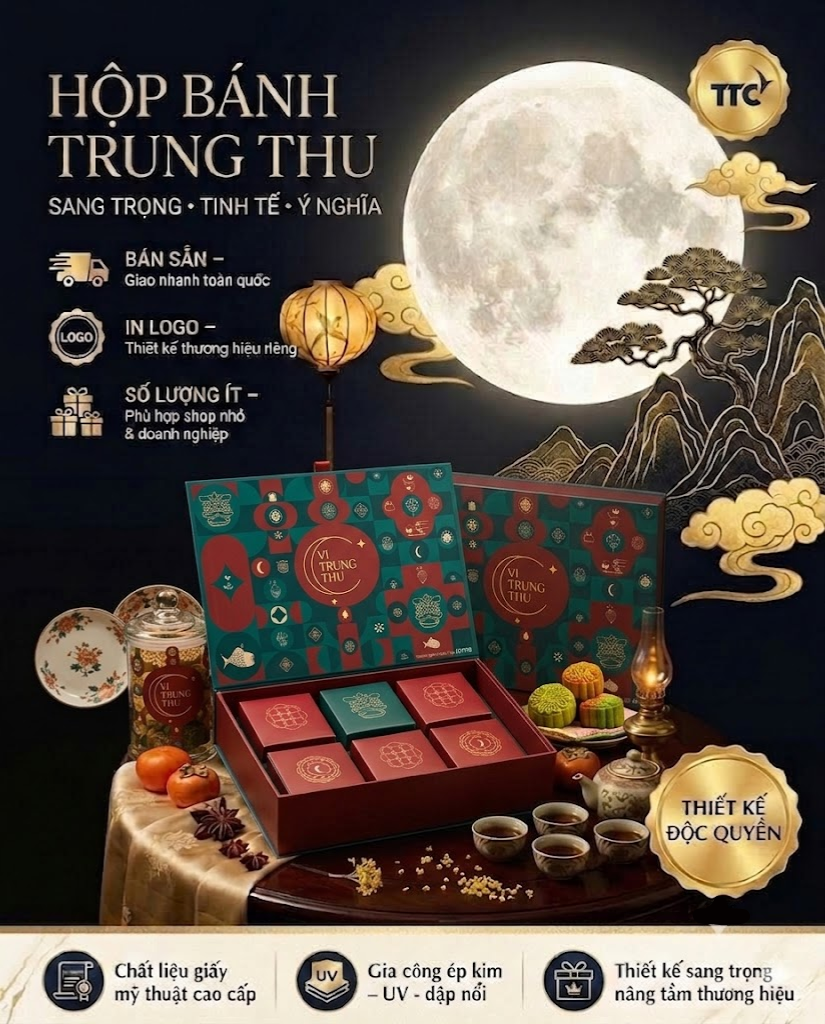 Hộp Bánh Trung Thu Vị Trung Thu – Khi Bao Bì Kể Câu Chuyện Về Mùa Đoàn Viên